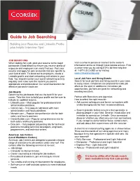 Guide to Job Searching