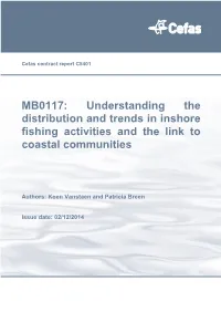 MB0117: Understanding the Distribution and Trends in Inshore Fishing Activities and the Link to Coastal Communities