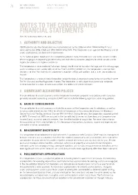 Notes to the Consolidated Financial Statements for the Year Ended March 31, 2011 1