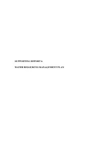 Supporting Report 6 Water Resources Management Plan