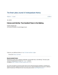 Heroes and Identity: Two-Hundred Years in the Making