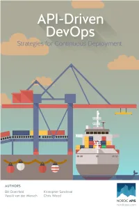 API-Driven Devops Strategies for Continuous Deployment