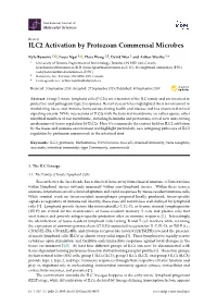 ILC2 Activation by Protozoan Commensal Microbes