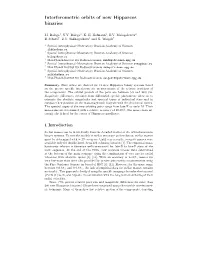 Interferometric Orbits of New Hipparcos Binaries