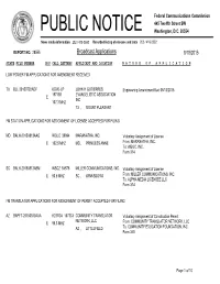 Broadcast Applications 8/18/2015