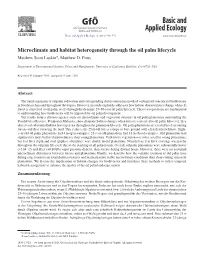 Microclimate and Habitat Heterogeneity Through the Oil Palm Lifecycle Matthew Scott Luskin∗, Matthew D