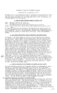 TCWP Newsletter No