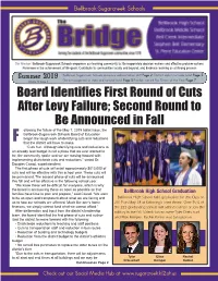 Board Identifies First Round of Cuts After Levy Failure; Second Round To