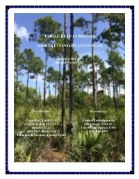 Coral Reef Commons Habitat Conservation Plan (HCP) Is Being Developed As Part of an Application for an Incidental Take Permit (ITP) from the U.S