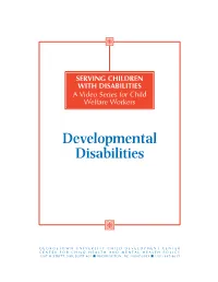 Developmental Disabilities