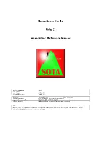 (I) Association Reference Manual