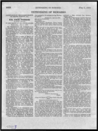 May 9, 1973 I EXTENSIONS of REMARKS ASSISTANCE by the GREEN BERETS Was Ordered to Be Printed in the RECORD, Perfected A