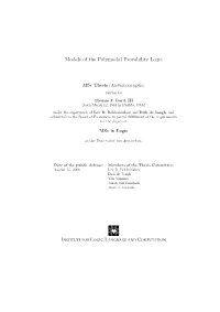 Models of the Polymodal Provability Logic