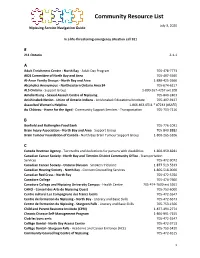 Nipissing Service Navigation Guide