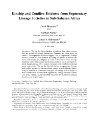 Social Structure and Conflict