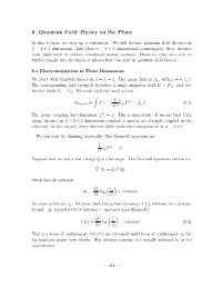 8. Quantum Field Theory on the Plane