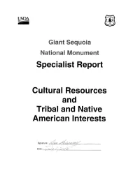 Cultural Resources