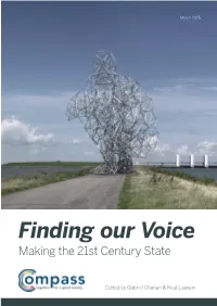 Finding Our Voice Making the 21St Century State