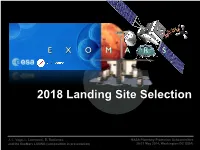 Introduction to the New Rover Reference Surface Mission
