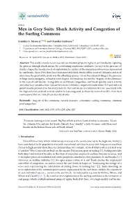 Shark Activity and Congestion of the Surfing Commons