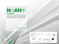 Speaker Book