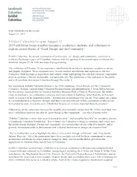 Exhibit Columbus to Open August 23[3]