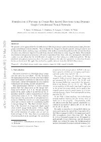 Identification of Patterns in Cosmic-Ray Arrival Directions
