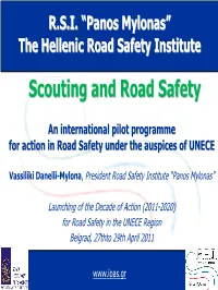 Scouting and Road Safety Agencies Call for Others to Join Us in This Vital Global Programme