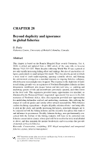 CHAPTER 28 Beyond Duplicity and Ignorance in Global Fisheries