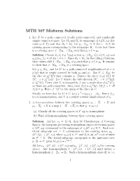 MTH 507 Midterm Solutions