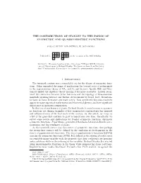 The Contributions of Stanley to the Fabric of Symmetric and Quasisymmetric Functions