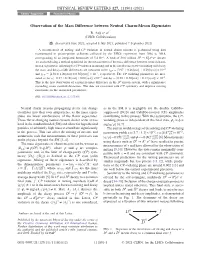Observation of the Mass Difference Between Neutral Charm-Meson Eigenstates R