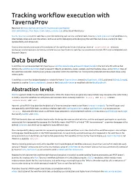 Tracking Workflow Execution with Tavernaprov Data Bundle