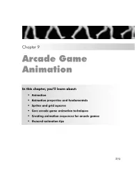 Arcade Game Animation