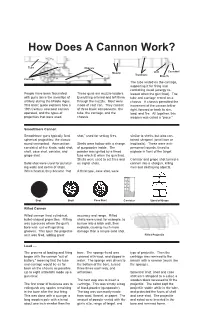 How Does a Cannon Work?