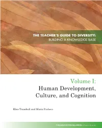 Human Development, Culture, and Cognition
