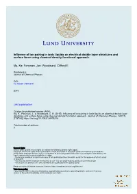 Influence of Ion Pairing in Ionic Liquids on Electrical Double Layer Structures and Surface Force Using Classical Density Functional Approach