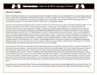 To Open the PDF File with the Transcript and Translation