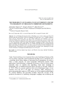 123 the Probability of Flooding Wave Occurrence