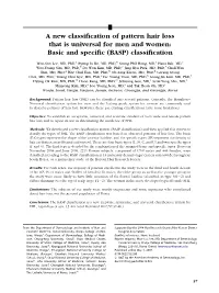 A New Classification of Pattern Hair Loss That Is Universal for Men And