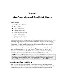 An Overview of Red Hat Linux