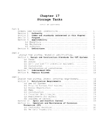 Chapter 17 Storage Tanks