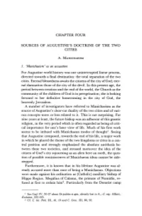 Chapter Four Sources of Augustine's Doctrine