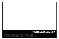 This Instruction Booklet Contains Important Safety Information. Please Read and Keep for Future Reference