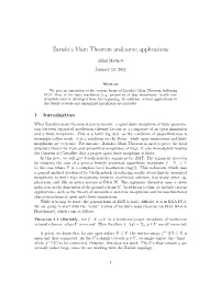 Zariski's Main Theorem and Some Applications