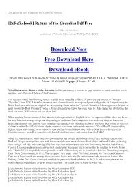 2Xres [Free Pdf] Return of the Gremlins Online