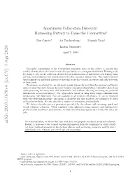 Arxiv:2003.13670V4 [Cs.CY] 3 Apr 2020 IV Program