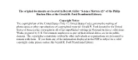 Science Matters (2)” of the Philip Buchen Files at the Gerald R