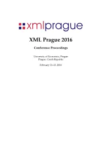 XML Prague 2016