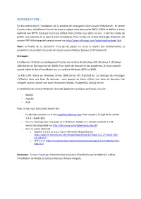 Installation Solution De Messagerie Hmailserver + Afterlogic Webmail